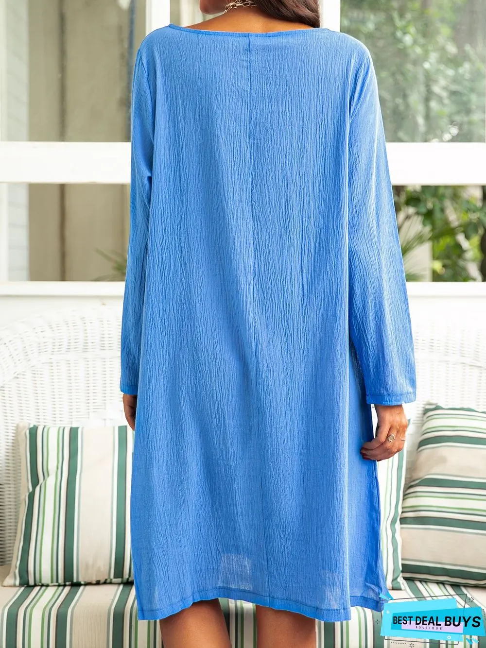 Casual Long Sleeve Casual Knitting Dress