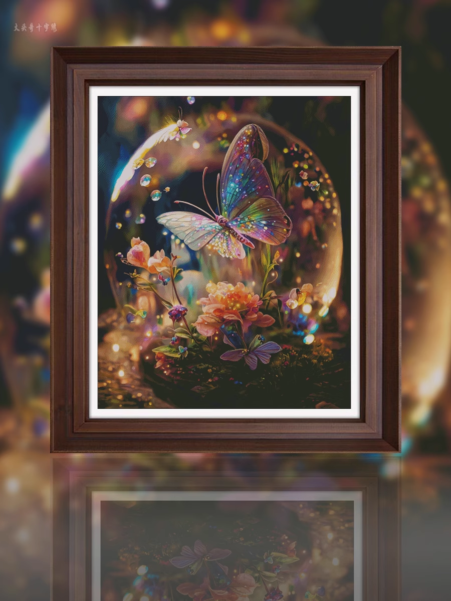 【ZZ1-4404- Final Version of Butterfly Spirit】 Painting Fairy Cross Stitch
