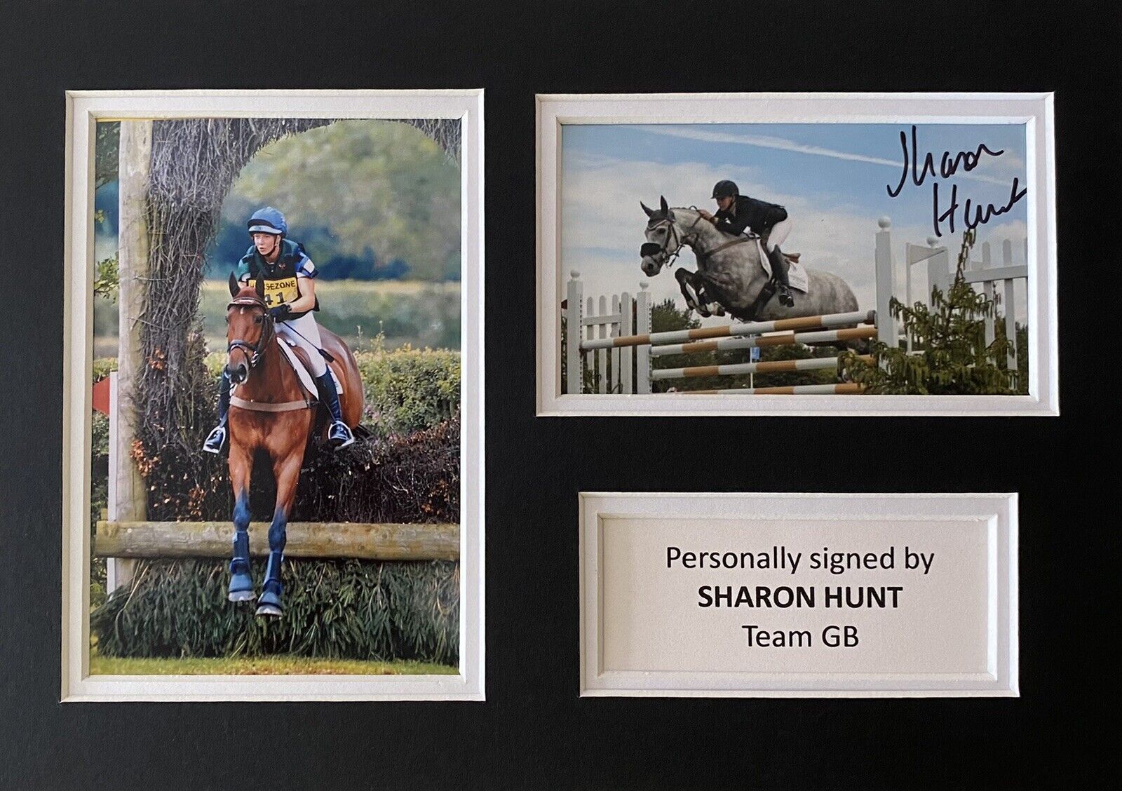 Sharon Hunt Hand Signed Photo Poster painting In A4 Mount Display - Olympics - Team GB