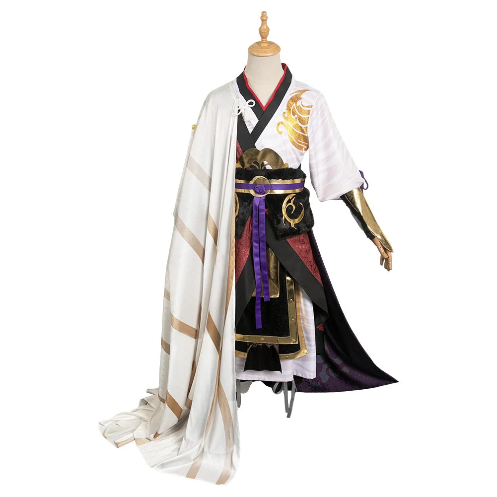 Game Fate/Samurai Remnant Zhou Yu White Set Outfits Cosplay Costume Halloween Carnival Suit