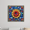 Diamond Painting -DIY Full Round Drill Stained Glass Flower(40*40 CM)
