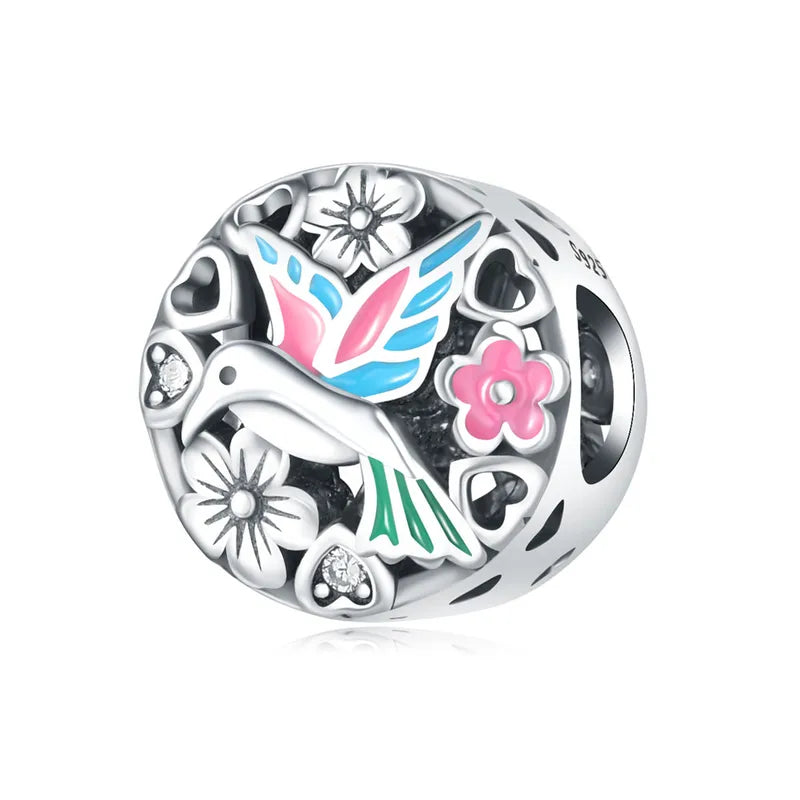 1 Piece 0.93*2.3cm 1*2.1cm 925 Sterling Silver Animal Pendant Jewelry Accessories