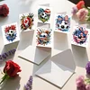 6Pcs Diamond Painting Football Greeting Card Set with Envelopes for Beginner Adult Holiday Gifts
