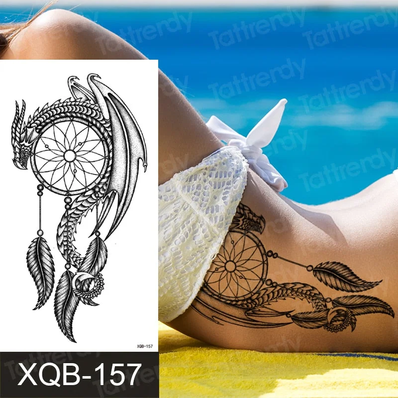 tattoo sticker rose flower temporary henna tattoos letter wolf sketches tattoo designs black sexy women tattoo waterdecals