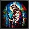 Priest - 11CT Stamped Cross Stitch - 40*40cm