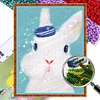 Rabbit - 9CT Full Beaded Cross Stitch Kit(20x28cm)