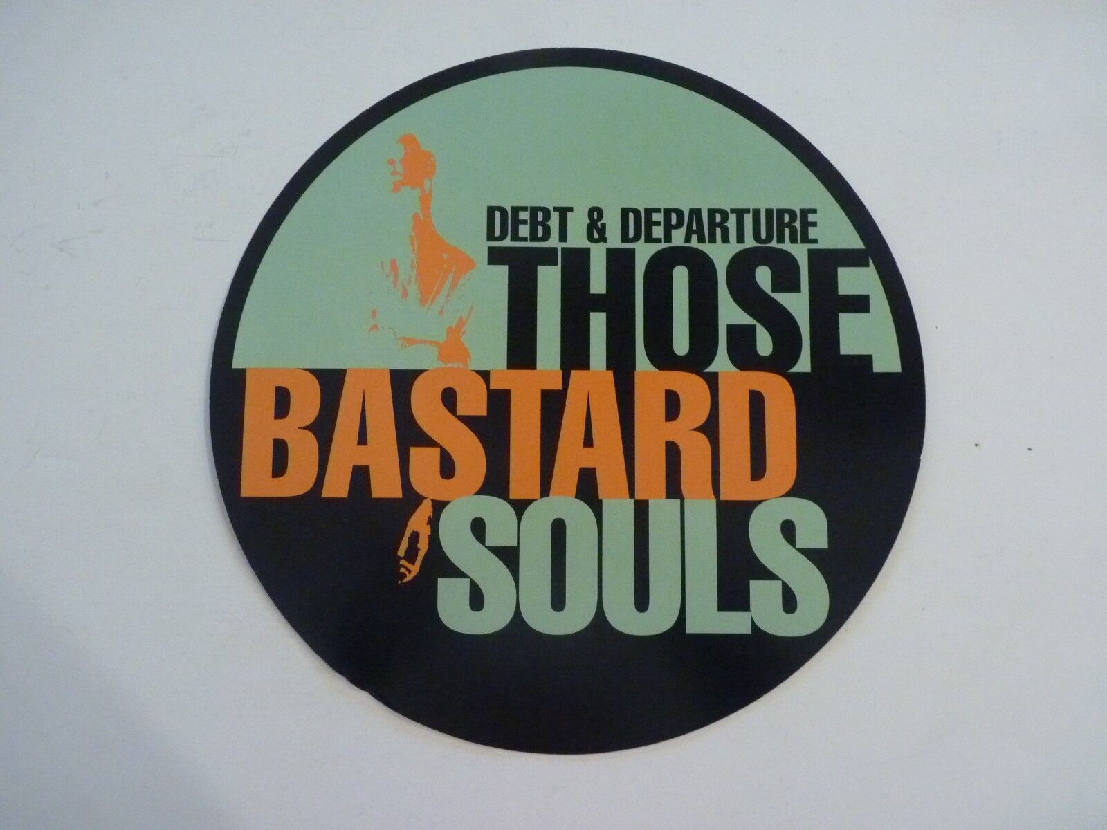 Debt & Departure Bastard Souls Cardboard LP Record Photo Poster painting Flat 12 Poster