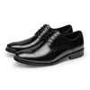 Mens casual leather derby dress shoes for office