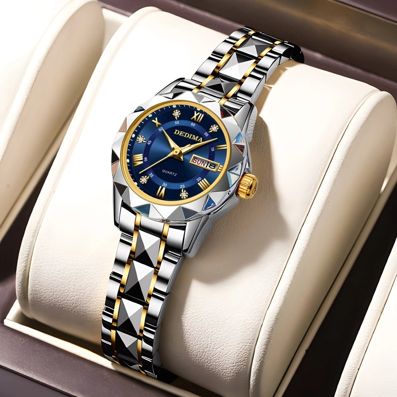 Casual Classic Style Color Block Solid Color Buckle Quartz Men’s Watches