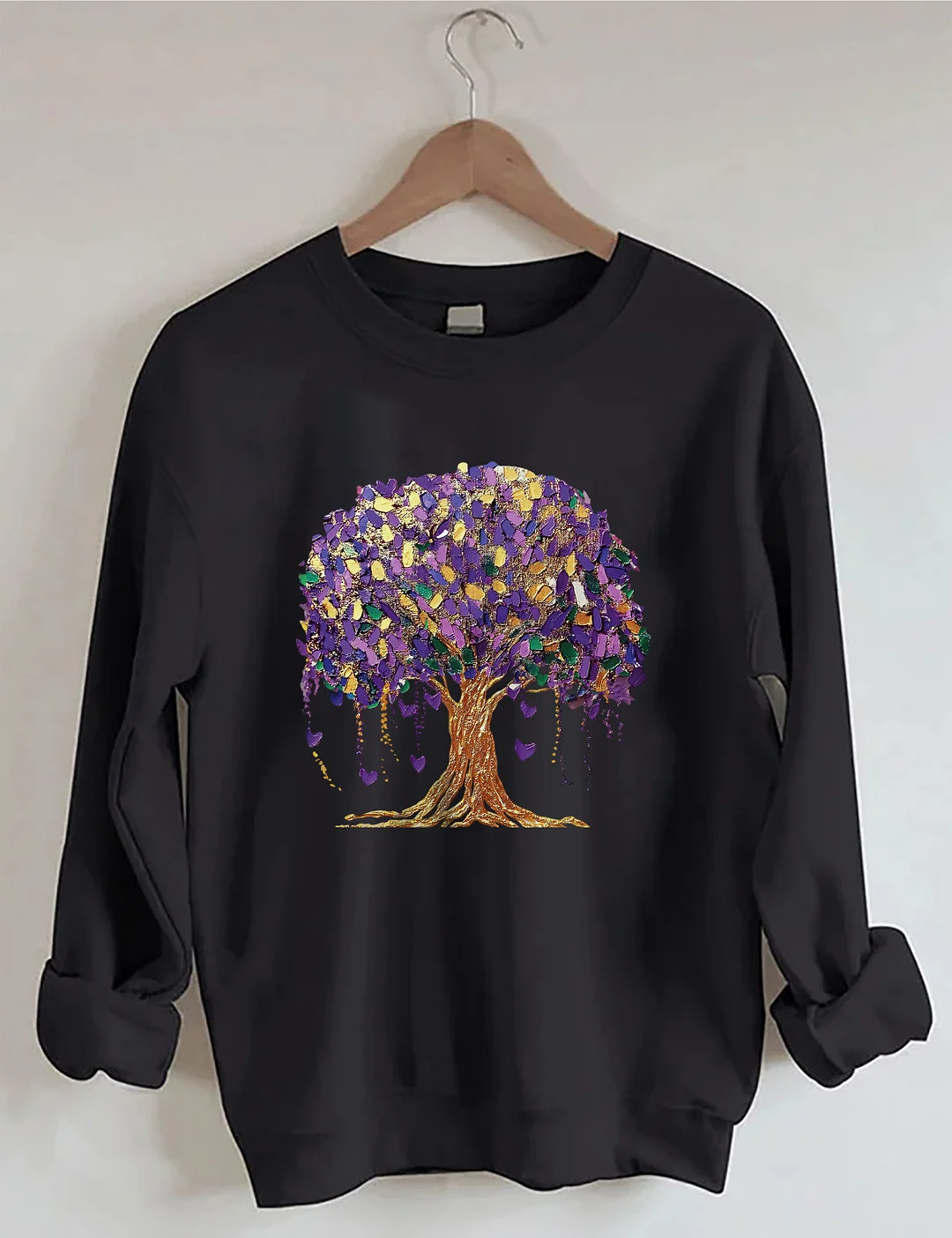 Mardi Gras Tree Sweatshirt