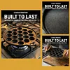 19 Holes Takoyaki Grill Pan Octopus Ball Maker Non-Stick Takoyaki Pan Pre-Seasoned Cast Iron Octopus Ball Grill for Baking Cooking Kitchen Gadgets