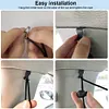 Car Isolation Curtain Protects Privacy Rear Curtain Vehicle Car Accessories (L)