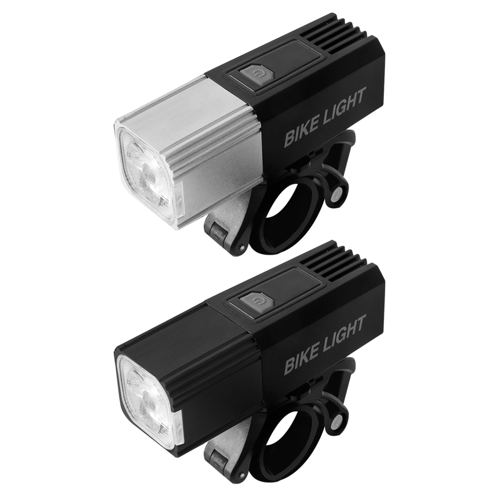 

Bike Light T6 LED Bicycle Front Headlight USB Rechargeable Head Lamp Torch, White, 501 Original