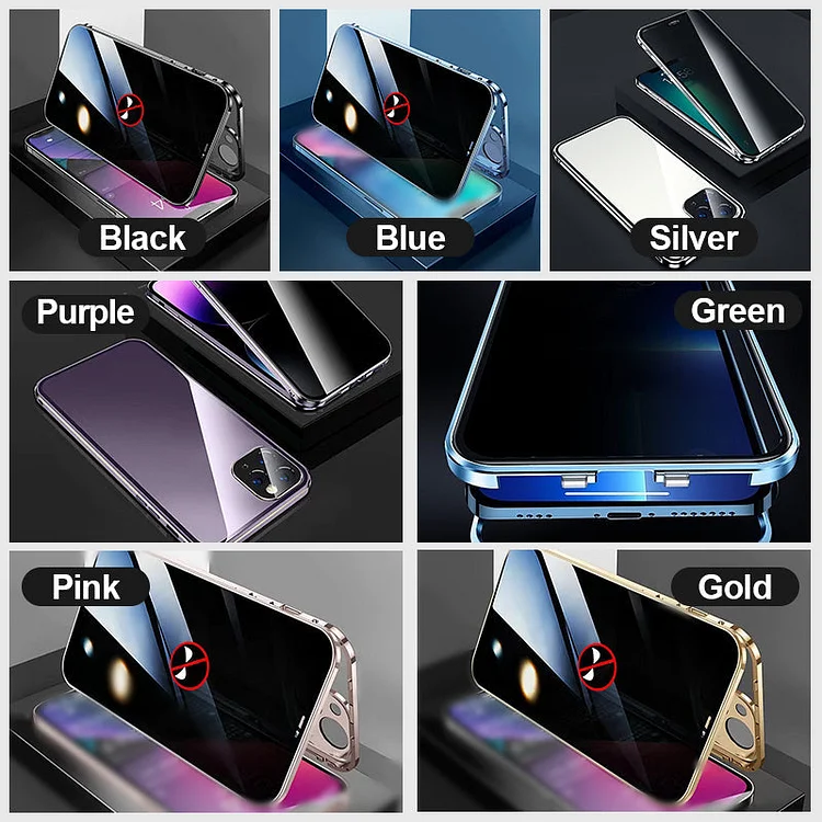 Double Sided Glass Protective Case for iPhone