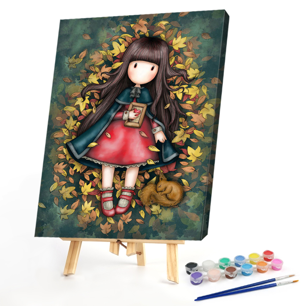 

40*50CM - Paint By Numbers - Little Girl, 501 Original