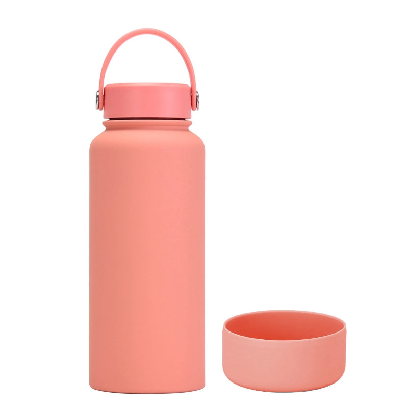 Casual Solid Color Stainless Steel Thermos Cup
