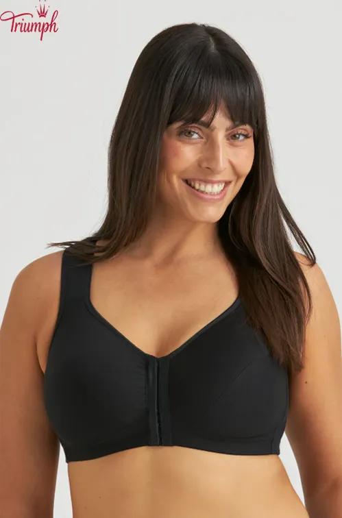Triumph - (4 buc.) Sutien din bumbac cu spatele &icirc;n X, cu &icirc;nchidere &icirc;n față