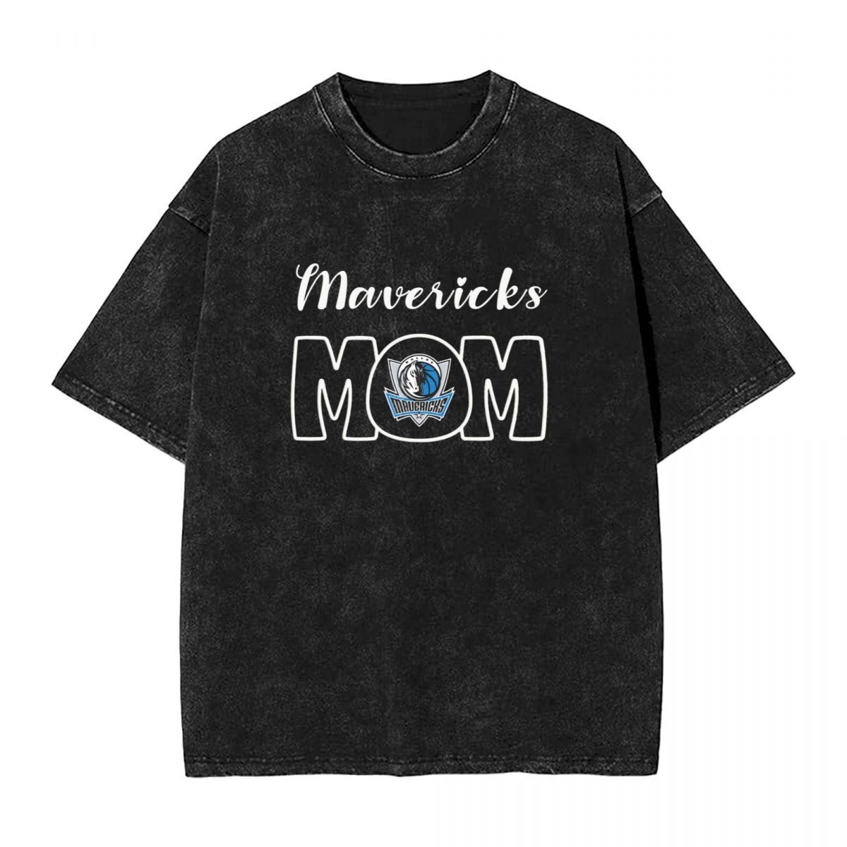 Dallas Mavericks Mom Vintage Oversized T-Shirt Men's