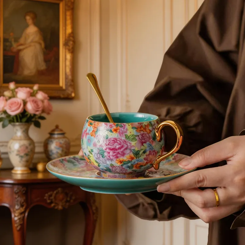 Artisan-Made Enamel Coffee Cups & Mugs