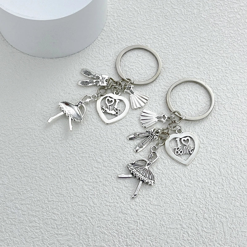 Minimalist Heart Shape Alloy Keychain