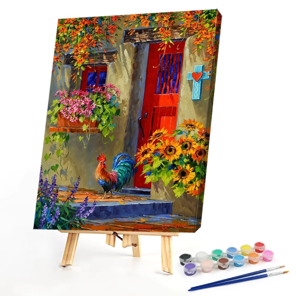 Backyard Flower - Paint By Numbers(40*50CM)