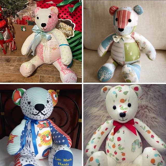 Memory Bear Template Set(9 PCS)-With Instructions