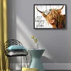 Hignland Cow - 11CT Stamped Cross Stitch 50*40cm