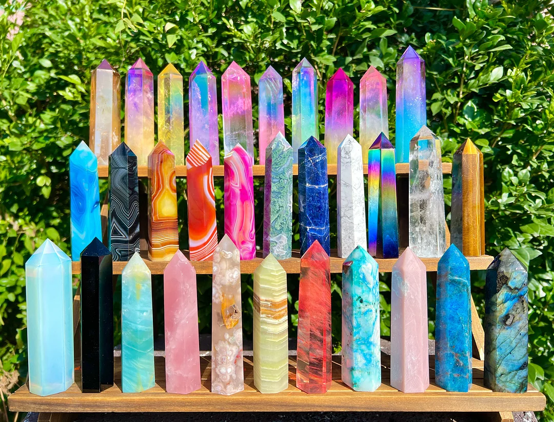 Natural Crystal Tower Mysterious Set