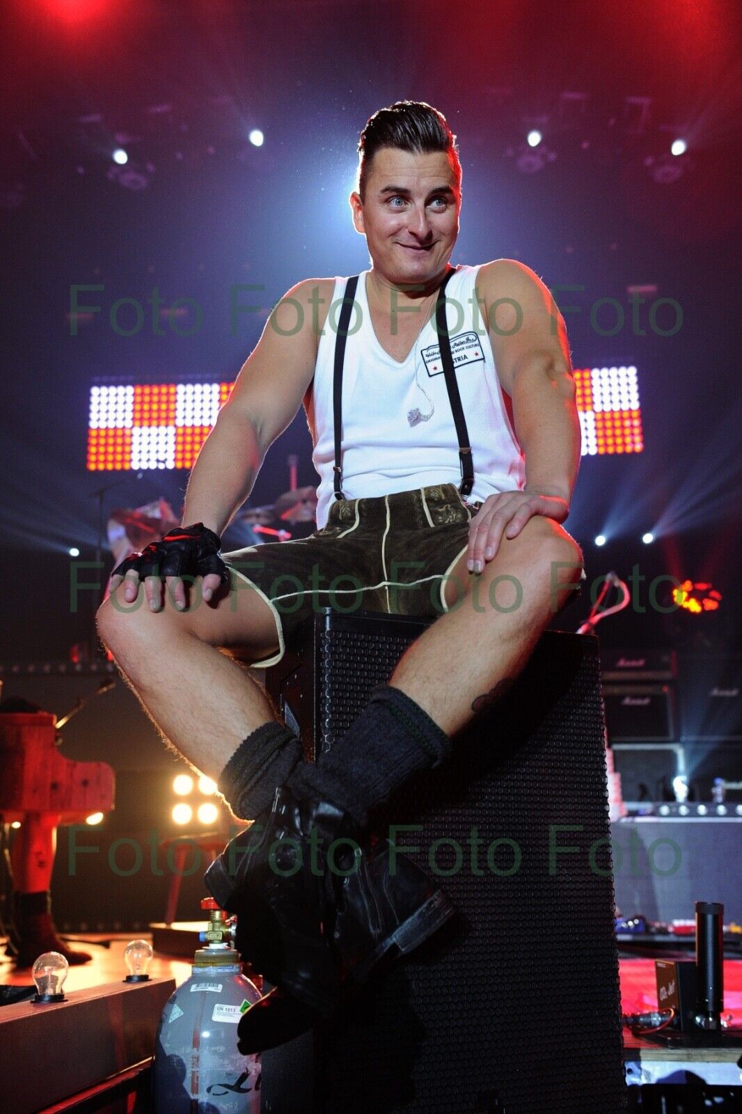 Andreas Gabalier Volks Musik Foto 20 x 30 cm ohne Autogramm (Be-11