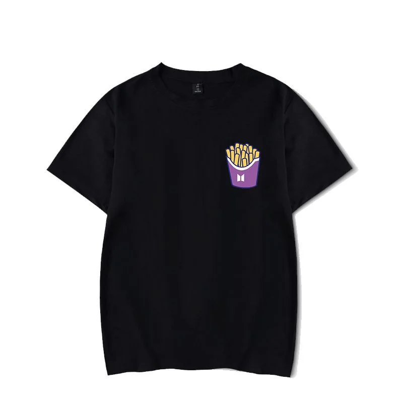 방탄소년단 Creative McDonald's Printed T-Shirt