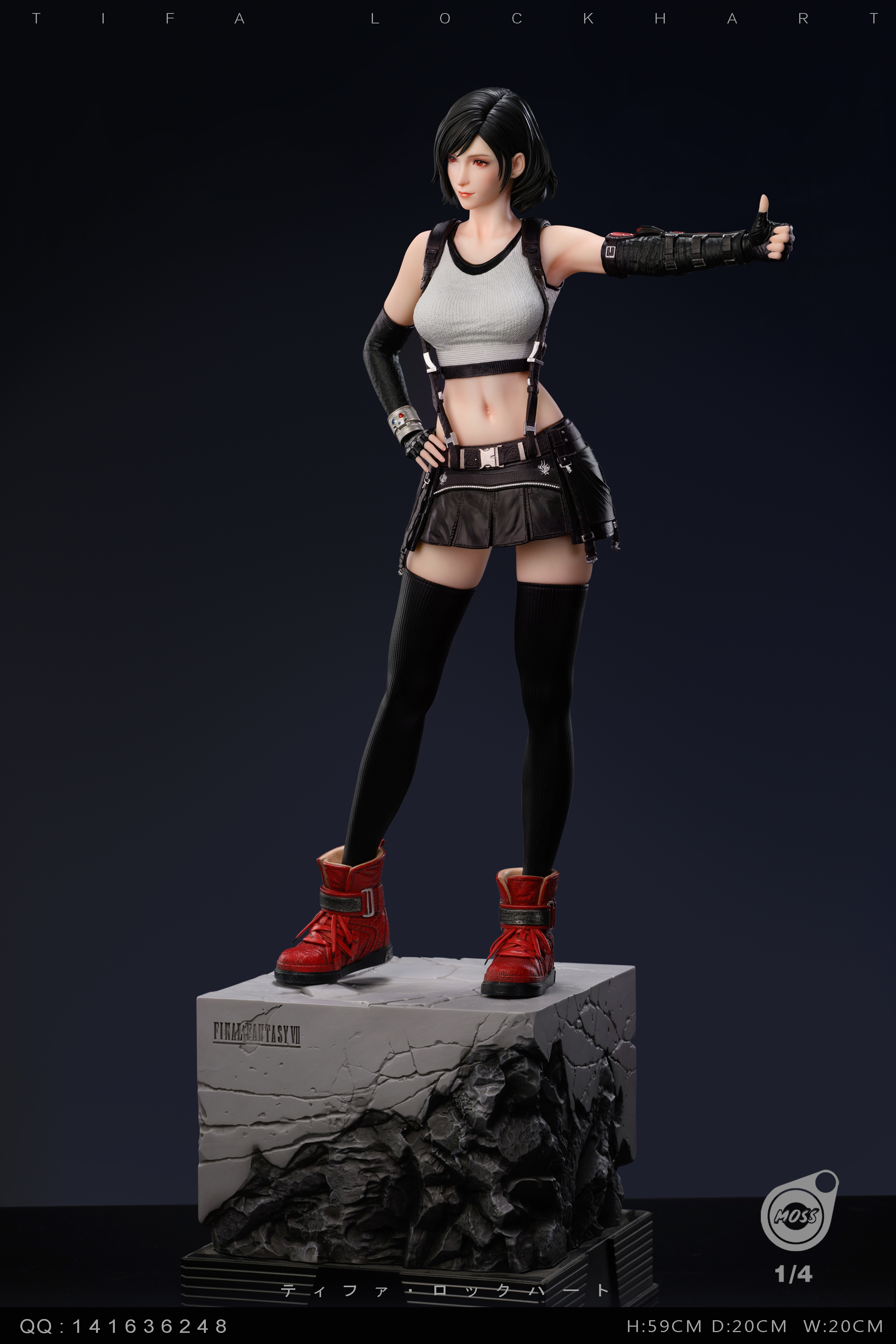 TIFA　ADAMS　AD-1 Tifa 1:1 Figure (full body with old head sculpt & wig) : r/ff7