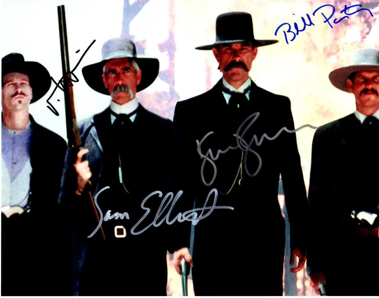 Val Kilmer Paxton Elliott Russell signed 11x14 Photo Poster painting autographed Pic with COA