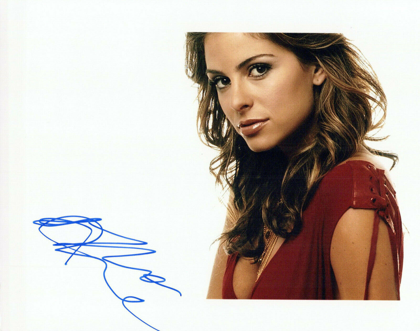 Maria Menounos glamour shot autographed Photo Poster painting signed 8x10 #10