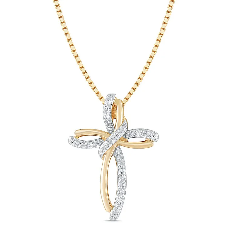 Cross Diamond Pendant Necklace
