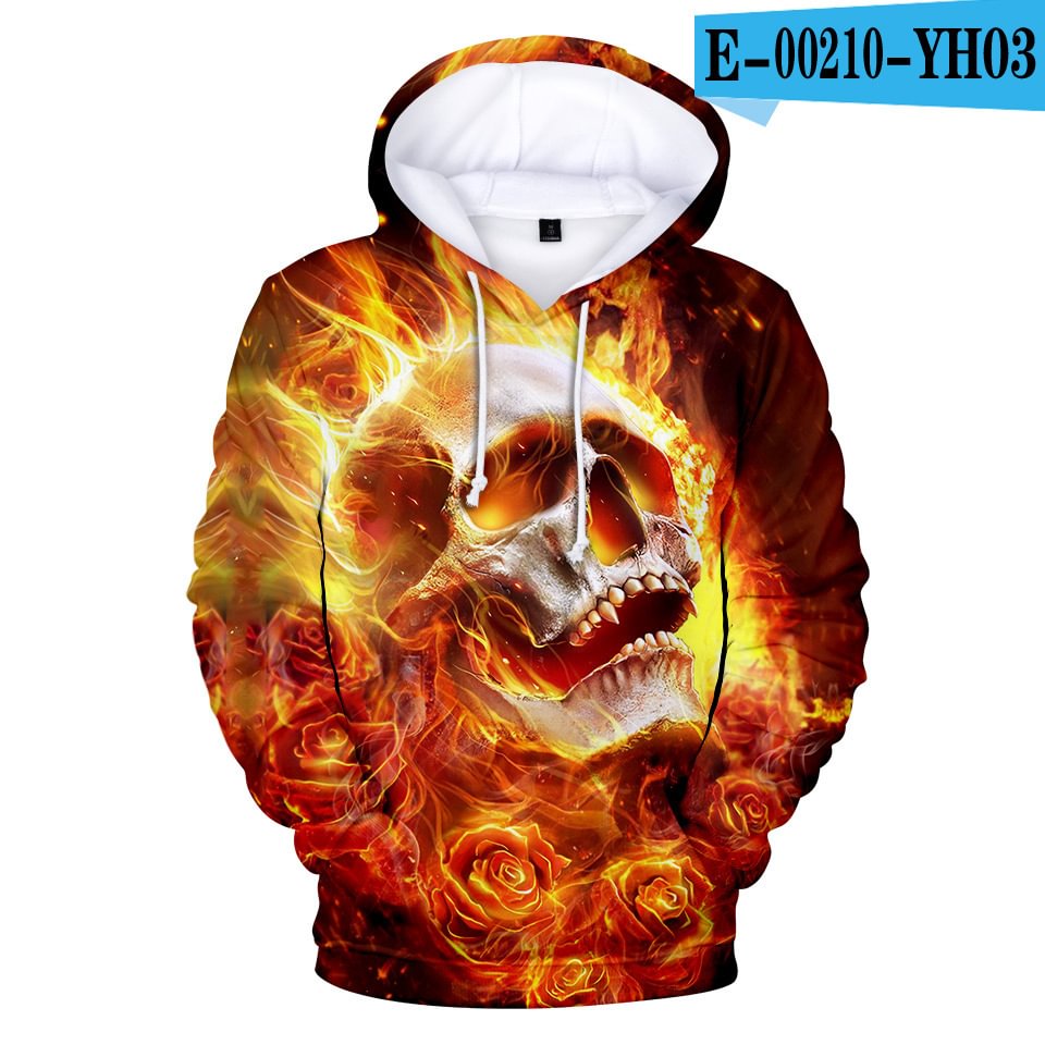 Men's Halloween Skull Hoodie 2021、、sdecorshop