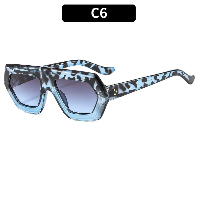 Casual Elegant Solid Color Ac Special-Shaped Mirror Full Frame Optical Glasses