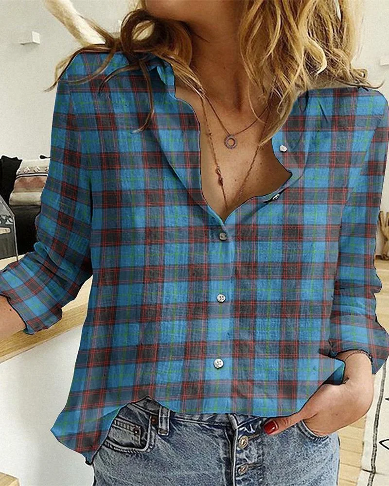 Women's casual printed shirt-120215