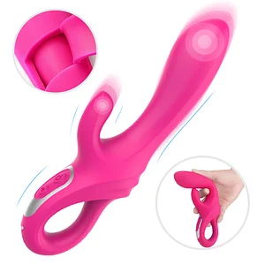 Daggers Dual-Motor Rabbit Vibrator with 9 Vibration Modes Woman masturbating pleasure