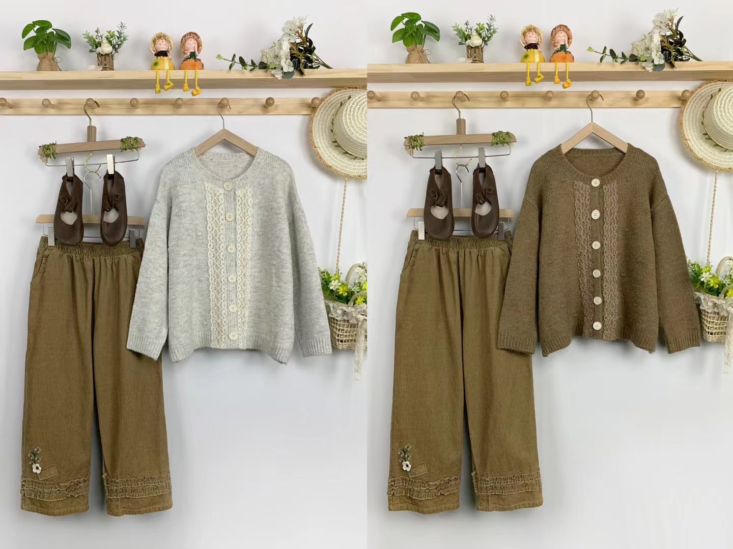 Chicfifth Sweater Women Winter Long Sleeve High Quality Autumn Vintage Top Knitted Cardigan