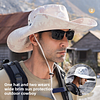 Summer Sun Protection Fishing Hat For Men, Breathable And Sunshade For Mountain Climbing, 14cm, Oversized Brim, Outdoor by Inlyline