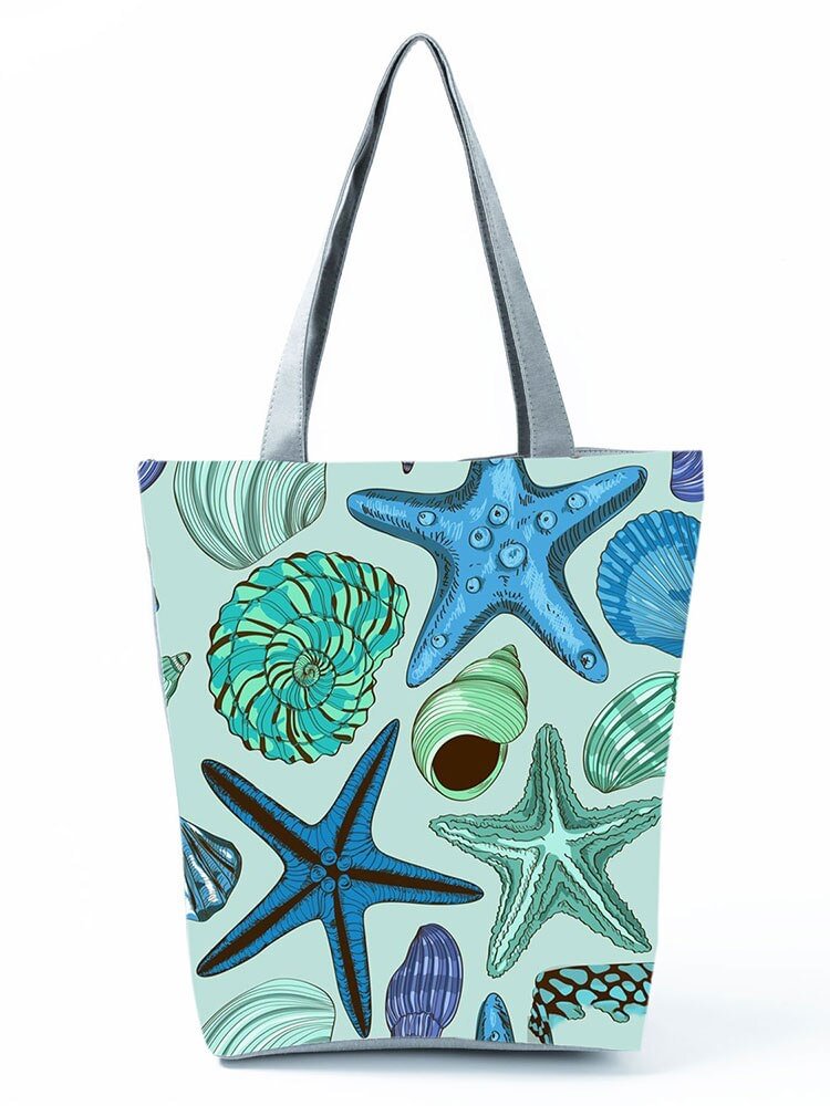 【Limited Stock Sale】Zipped Tote Bag - Starfish