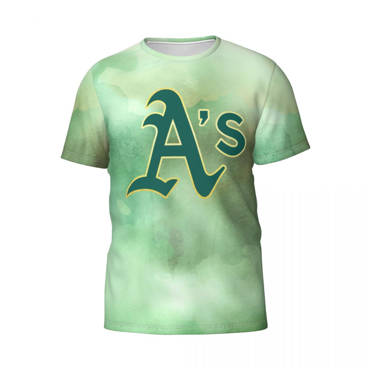 Oakland Athletics St Patrick's Day Men's Short Sleeve Shirt