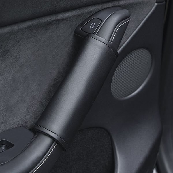 Door inner handle Protective leather sheath for Model 3/Y