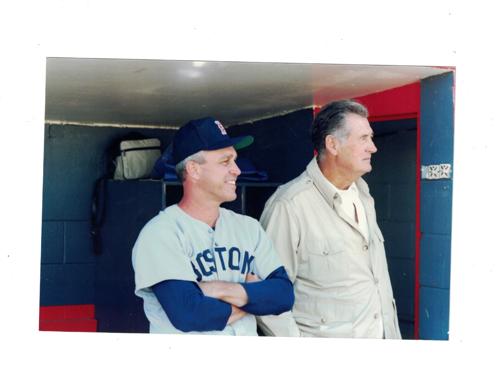 Ted Williams Boston Red Sox Original 1980's Fantasy Camp 4x6 Photo Poster painting