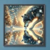 Diamond Painting-5D Full Round Drill Winter Wolf