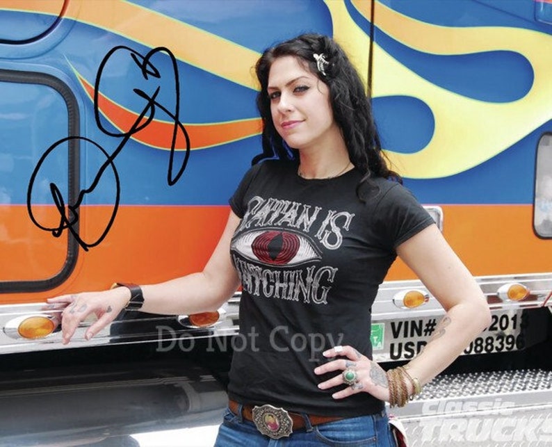 Danielle Colby Signed Photo Poster painting 8X10 rp Autographed American Pickers