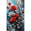 Rose-Full Round Diamond Painting Kit(40x70cm)