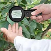 50X Handheld Magnifying Glass with LED Light Rechargeable Illuminated Magnifier