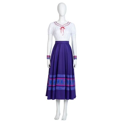 Encanto Luisa Madrigal Adult Cosplay Costume Halloween Carnival Suit 