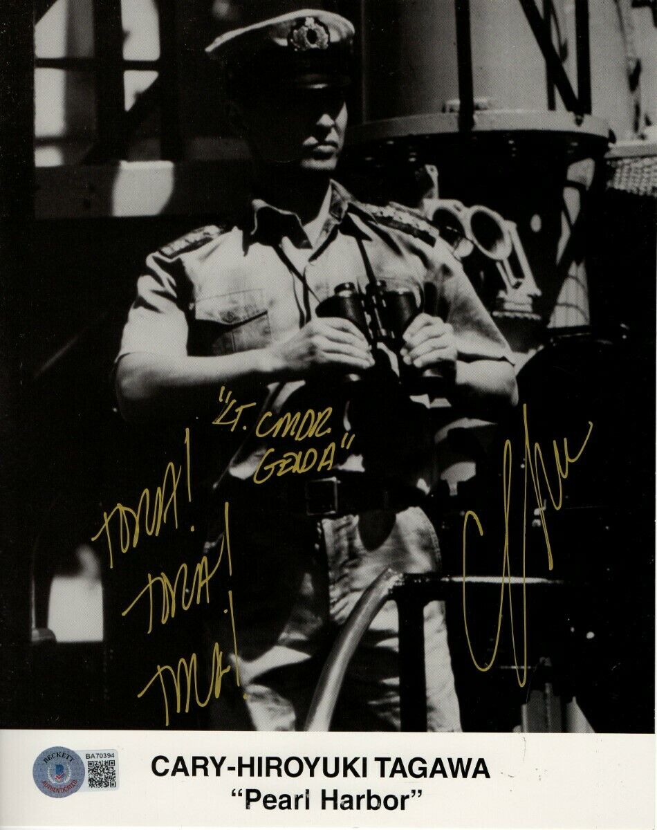 Cary-Hiroyuki Tagawa Signed Autographed 8X10 Photo Poster painting Pearl Harbor BAS BA70394